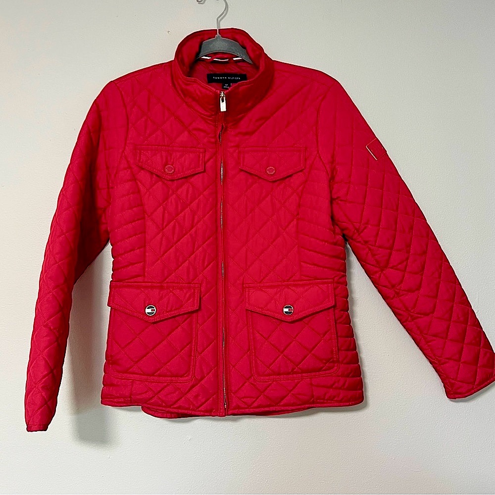 Tommy Hilfiger Women's Quilted Zip-Up Jacket